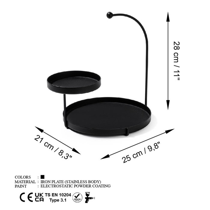 Aberto Design Knidos - Negro